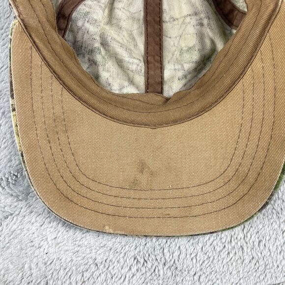 Realtree Strapback Hat Camouflage OS Adjustable 6 Panel Blank Outdoors - Picture 8 of 10